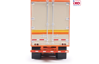 PETERBILT 359 TRUCK 5-ASSI (1973), orange / cream