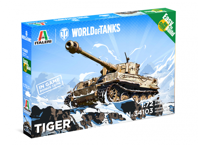 Сборная модель Танк TIGER - WoT