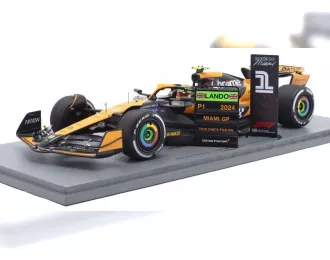 McLAREN MCL38 №4 McLaren F1 Team Winner Miami GP Formula 1 Lando Norris (2024)