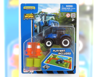 NEW HOLLAND T7-315 Tractor With Accessories (2018), Blue