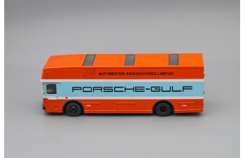 MERCEDES-BENZ Renntransporter Porsche-Gulf, orange / blue