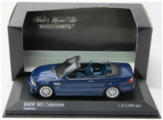 BMW M3 CABRIOLET (E46) (2001), blue metallic