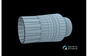 Сопла двигателей Су-30СМ (в форсажном режиме) (Звезда)