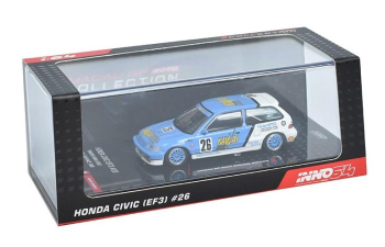 HONDA Civic EF3 No.26 Trampio Kawai Steel Macau Guia Race (1989), blue/white