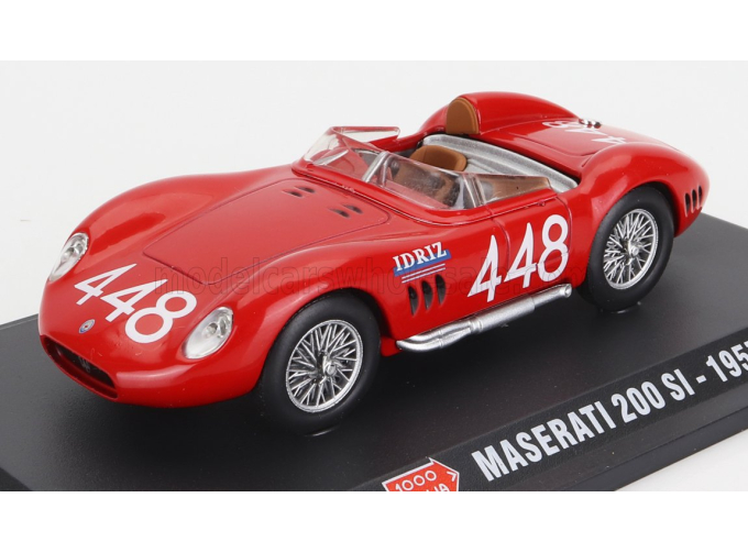 MASERATI 200si Spider №448 Mille Miglia (1957), red