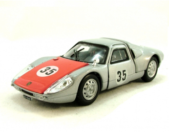 PORSCHE 904 GTS No.35 (откр.двери), 251D/251XD 1:43, серебристый