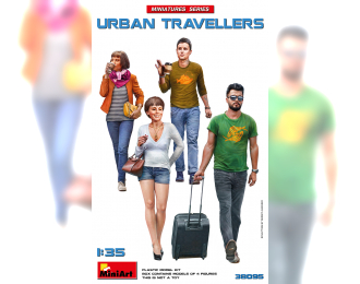 Сборная модель фигурки путешественники / FIGURES Urban Travellers