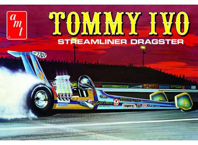 Сборная модель Tommy Ivo Steamliner Dragster, plastic modelkit
