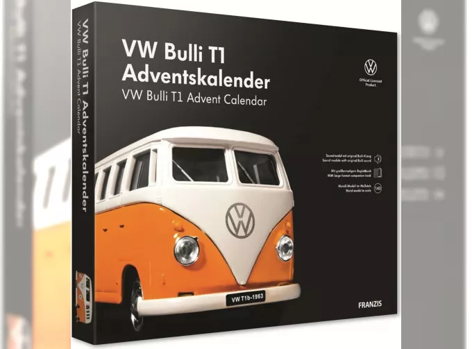 Сборная модель VOLKSWAGEN Bulli T1 (1963), yellow / white