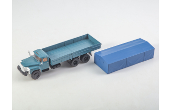 ЗИL-133ГЯ бортовой с тентом, морская волна