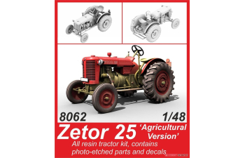 Сборная модель Zetor 25 Agricultural Version