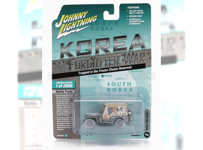 JEEP Willys Military Korea (1945), Military Green