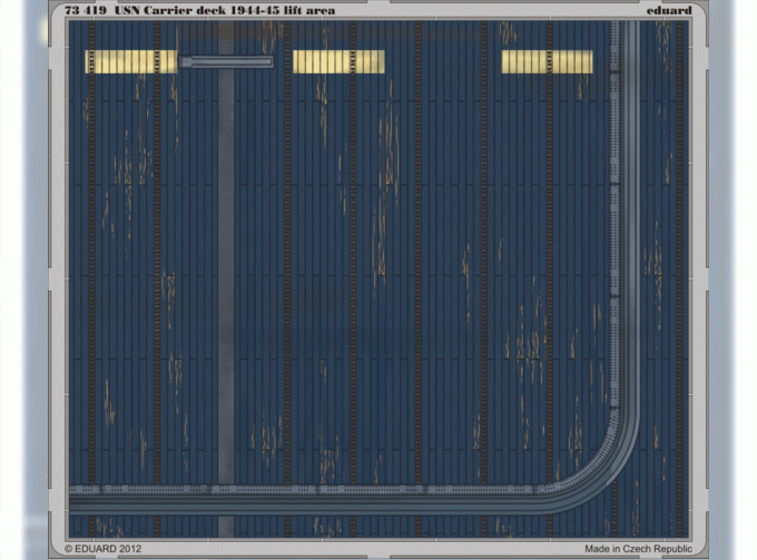 Фототравление для USN Carrier deck 1944-45 lift area