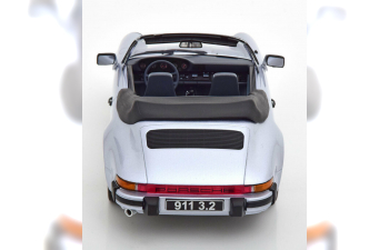 PORSCHE 911 3.2 Cabriolet 1988, silver grey