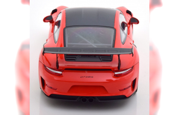 PORSCHE 911 (991 II) GT3 RS Weissach Package (2019), orange/carbon-grau