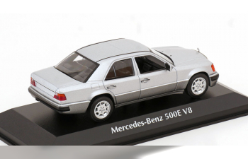 MERCEDES-BENZ 500E V8 (1991), silver-metallic grey-metallic