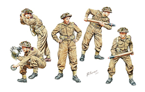 Сборная модель British 17pdr Anti-Tank Gun Crew set
