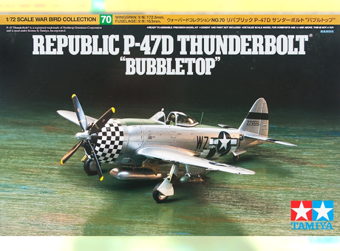 Сборная модель Republic P-47D Thunderbolt "Bubbletop"