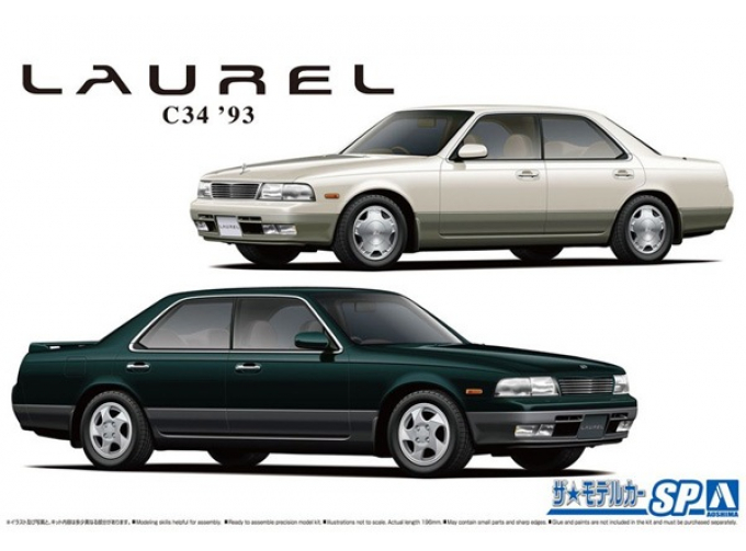 Сборная модель NISSAN GC34 LAUREL MEDALIST V/ CLUB S 93