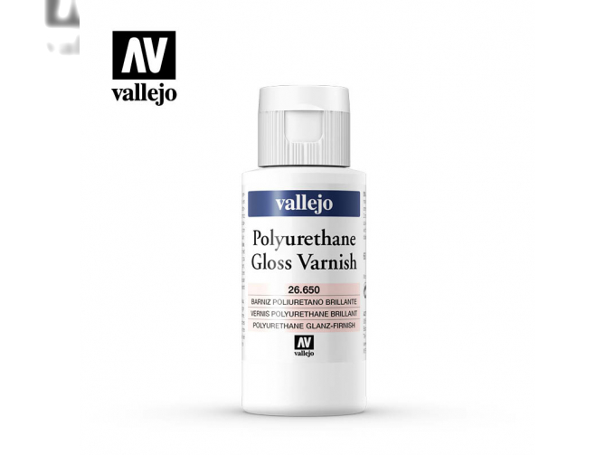 Лак глянцевый полиуретановый, 60 мл / Gloss Polyurethane Varnish, 60 ml