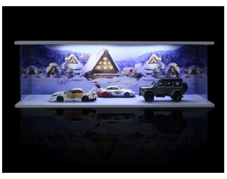 Diorama *D-snow scenee with light*, various