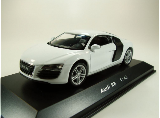 AUDI R8, Potato Car 1:43, белый