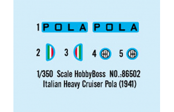 Сборная модель Корабль Italian Heavy Cruiser Pola (1941)