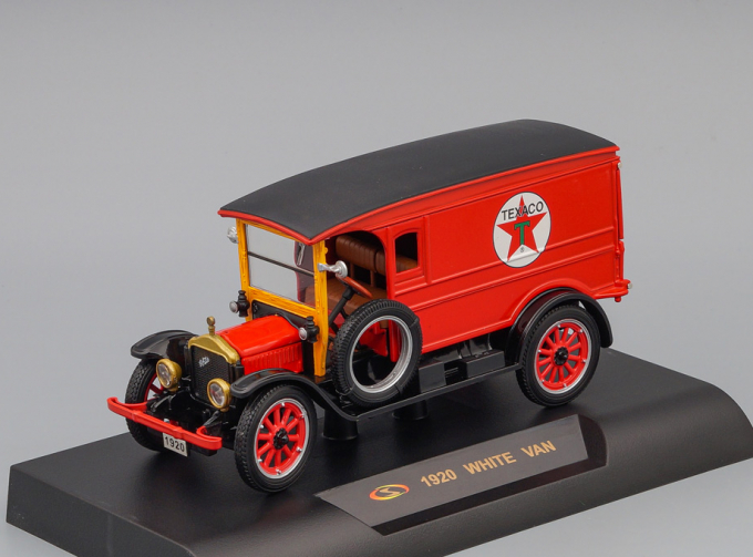 WHITE VAN 1920 Texaco, red / black