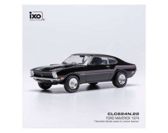 FORD Maverick (1974), black with stripes 