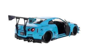NISSAN GT-R (R35) W/ Liberty Walk bodykit 2.0 (2024), blue