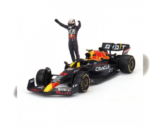 RED BULL F1 Rb18 Team Oracle Red Bull Racing №11 Winner Monaco Gp (2022) Sergio Perez, Matt Blue Yellow Red