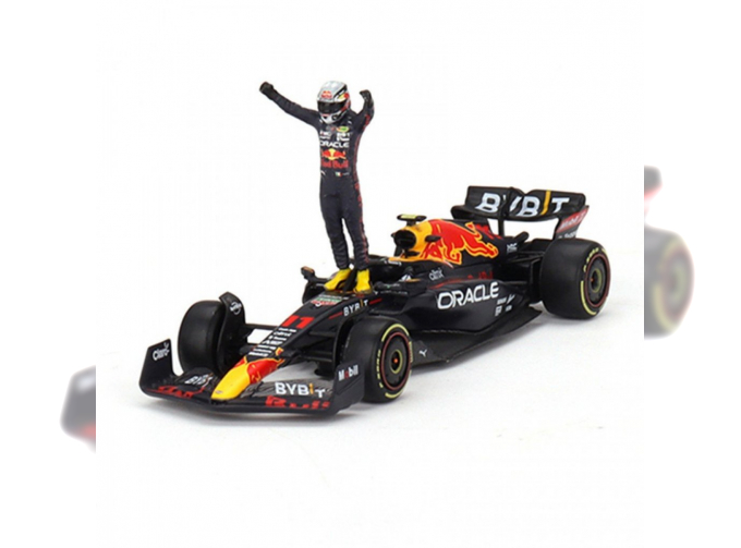 RED BULL F1 Rb18 Team Oracle Red Bull Racing №11 Winner Monaco Gp (2022) Sergio Perez, Matt Blue Yellow Red