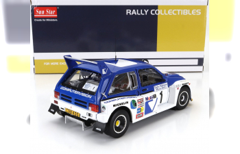 AUSTIN Mg Metro 6r4 №1 Winner Rally Manx International (1986) T.Pond - R.Arthur, Blue White