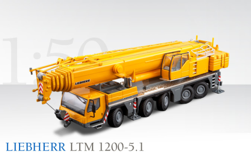 LIEBHERR LTM 1200-5.1, gelb,1:50