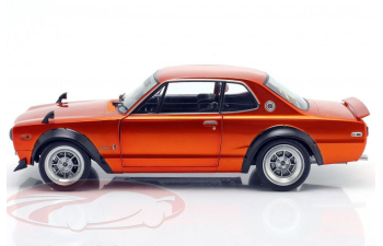 NISSAN Skyline (C10) "Hakosuka" Solido Works (1970), orange metallic