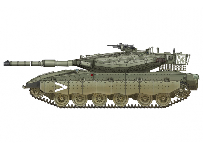 Сборная модель Танк IDF Merkava Mk.IIID