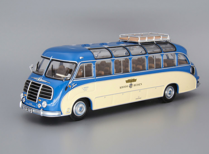 SETRA S8 Kroiss Reisen (1953), blue / ivory