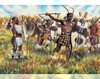 Сборная модель Зулусские воины