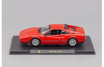 FERRARI 328 Gtb (1985) - Con Vetrina - With Showcase, red