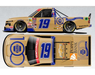 Chevrolet Silverado #19 Daniel Hemric *NAPA 100th Anniversary*, blue/brown 2025