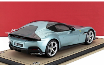 FERRARI 12cilindri Coupe V12 830cv (2024) - Con Vetrina - With Showcase, Celeste Trevi - Light Blue Met