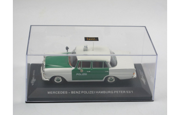 MERCEDES-BENZ 200D Polizei Hamburg Peter, white / green