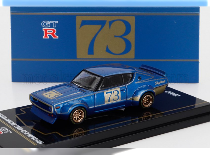 NISSAN Skyline 2000 Gt-r (kpgc110) №73 Tuned Version (1973), Blue Gold