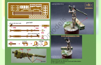 Hungarian Igla Missile operator set with original lasercutted WOOD box, PE set and decal