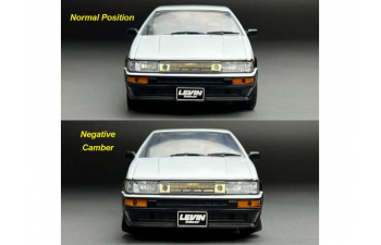 TOYOTA Corolla Levin (AE86) (1985), white, black