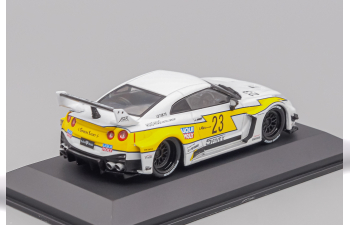 NISSAN 35gt-rr Lb-silhouette №23 Works Liberty Walk (2020), white / yellow / black