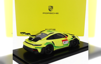 PORSCHE 911 992 Gt3 Rs №911 Coupe (2023) - Con Vetrina - With Showcase, Yellow Green