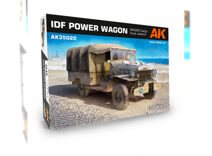 Сборная модель грузовой автомобиль IDF Power Wagon WM300 с лебедкой