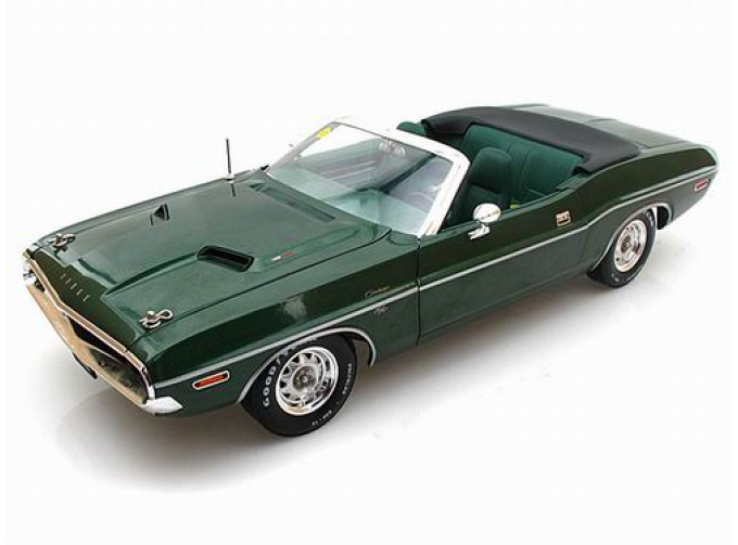 DODGE Challenger HEMI Convertible Mecum Auctions (1970), green with black top