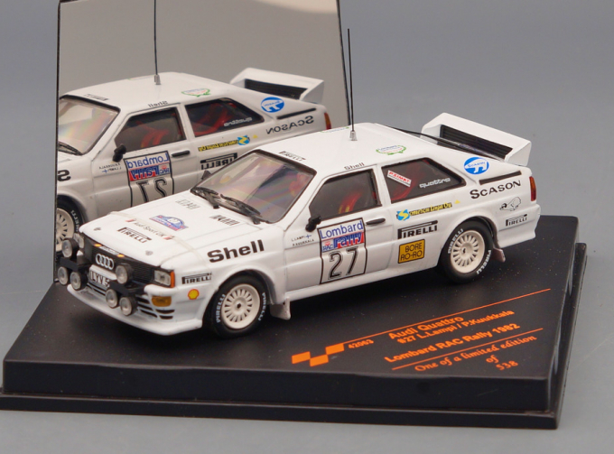 AUDI Quattro #27 Rally Lombard RAC Rally (1982), white